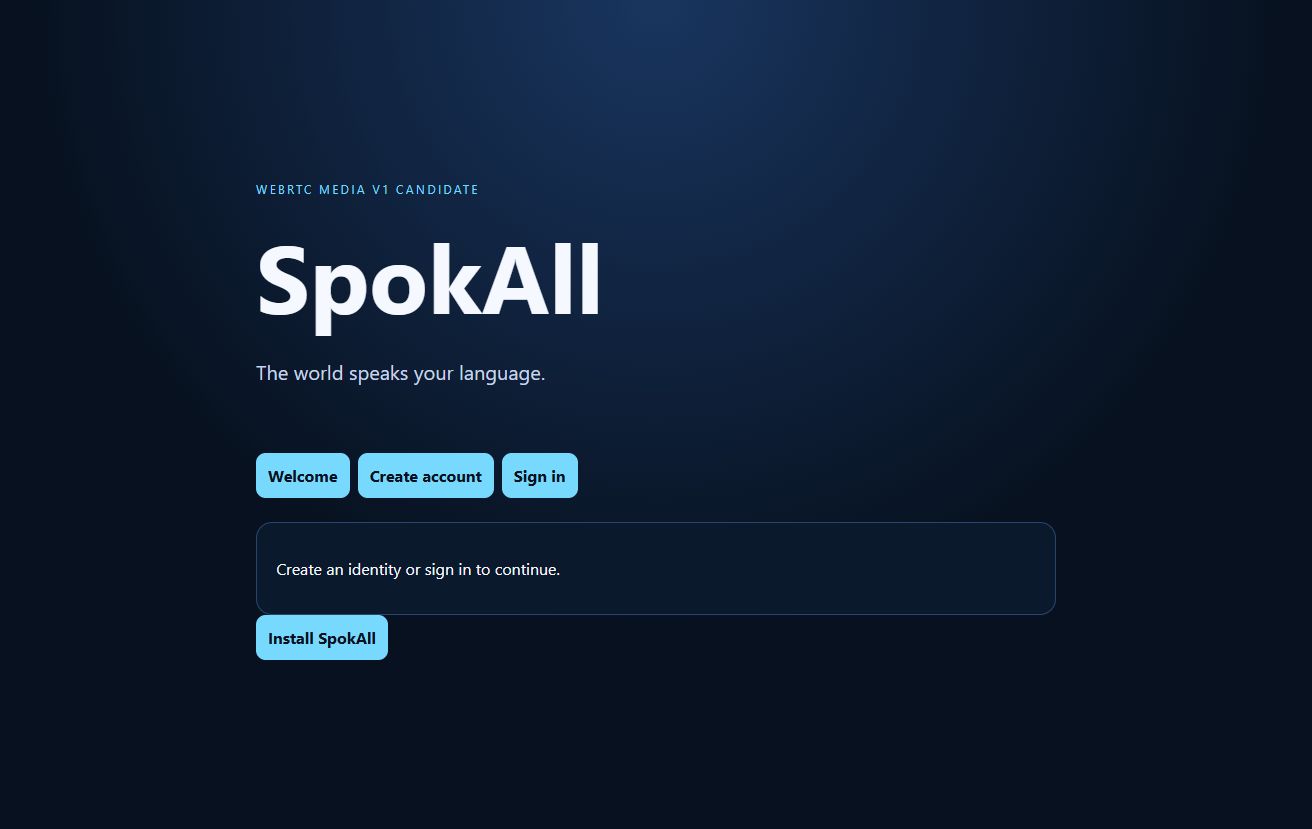 Aperçu du site SpokAll